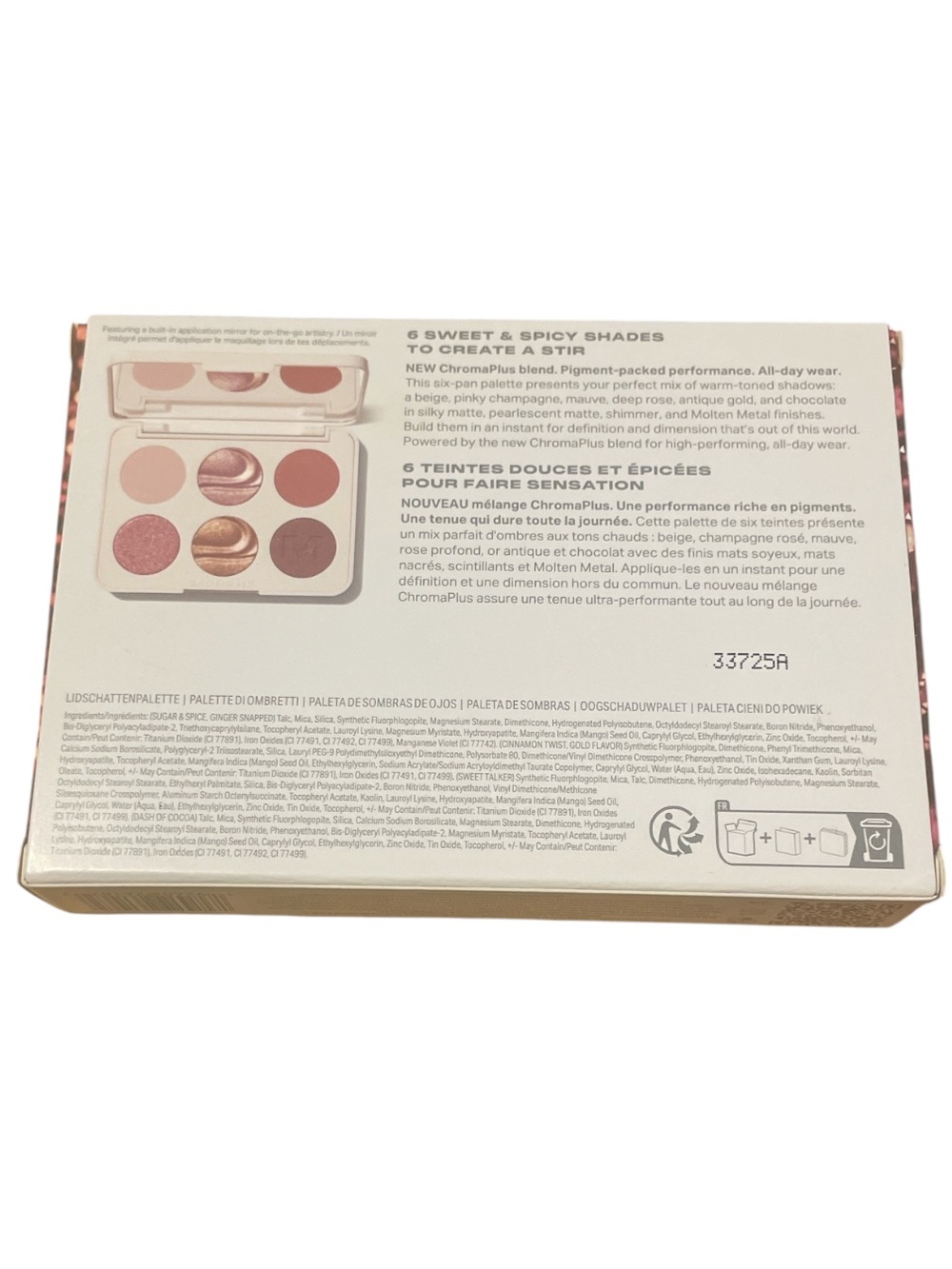 MORPHE ChromaPlus Blend 6-Pan Eyeshadow Palette Outer Spice NEW NIB - Picture 2 of 3
